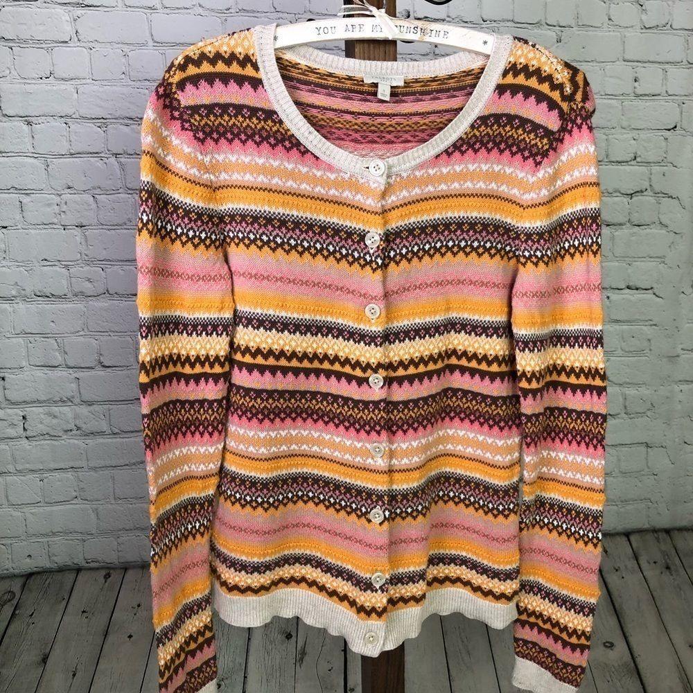 Fall Talbots cardigan sweater Sm. Taupe